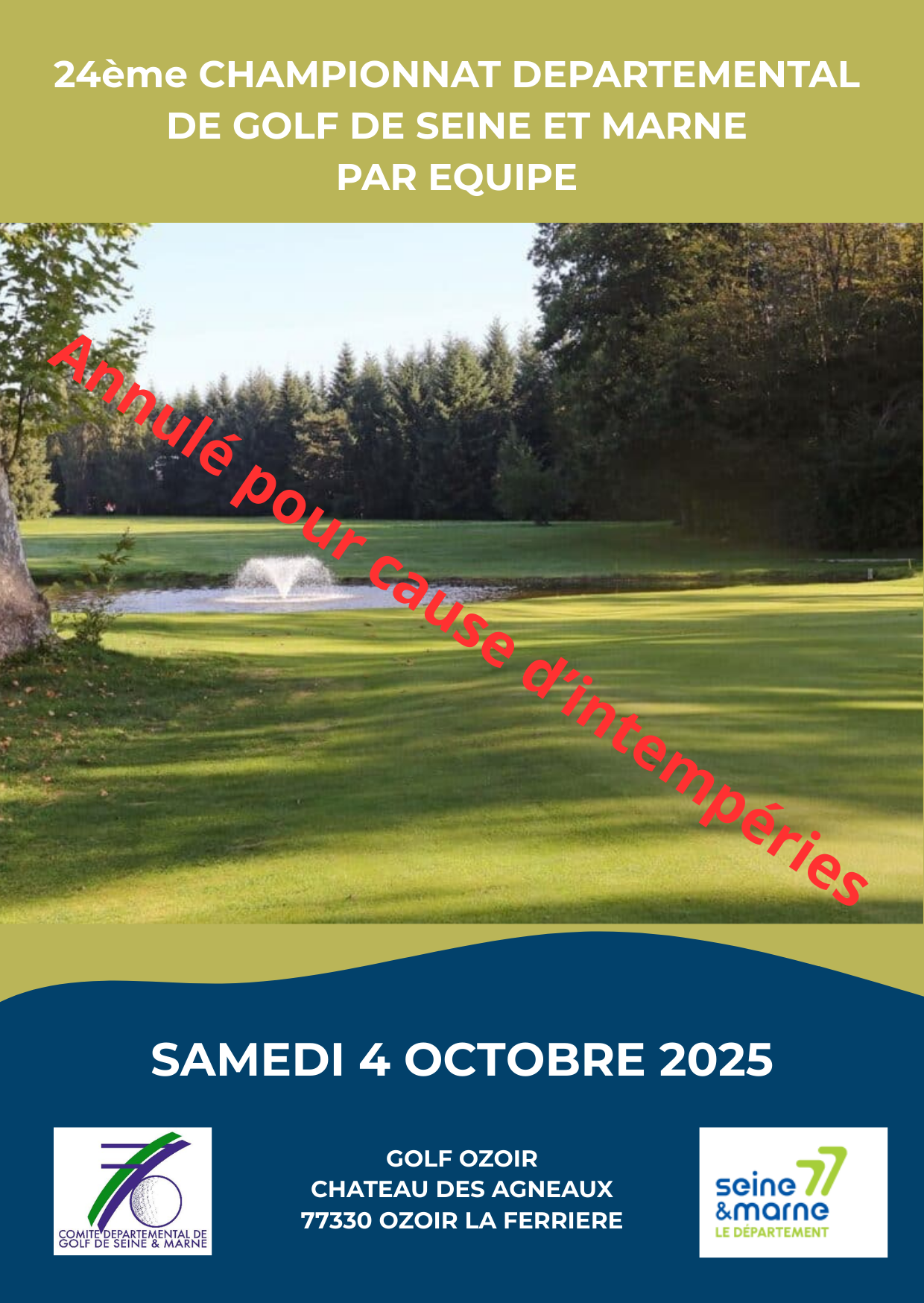CHAMPIONNAT DEPARTEMENTAL PAR EQUIPE