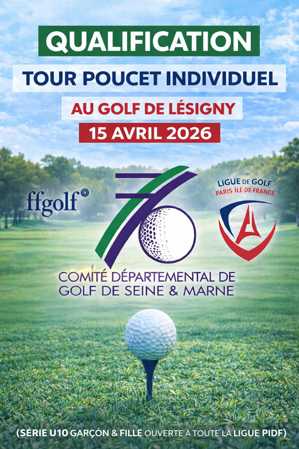 Qualification Départemental Tour Poucets Individuel (T3/3)