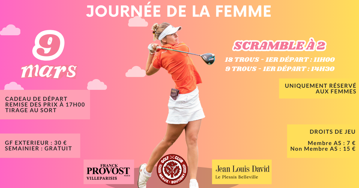JOURNEE GOLF AU FEMININ