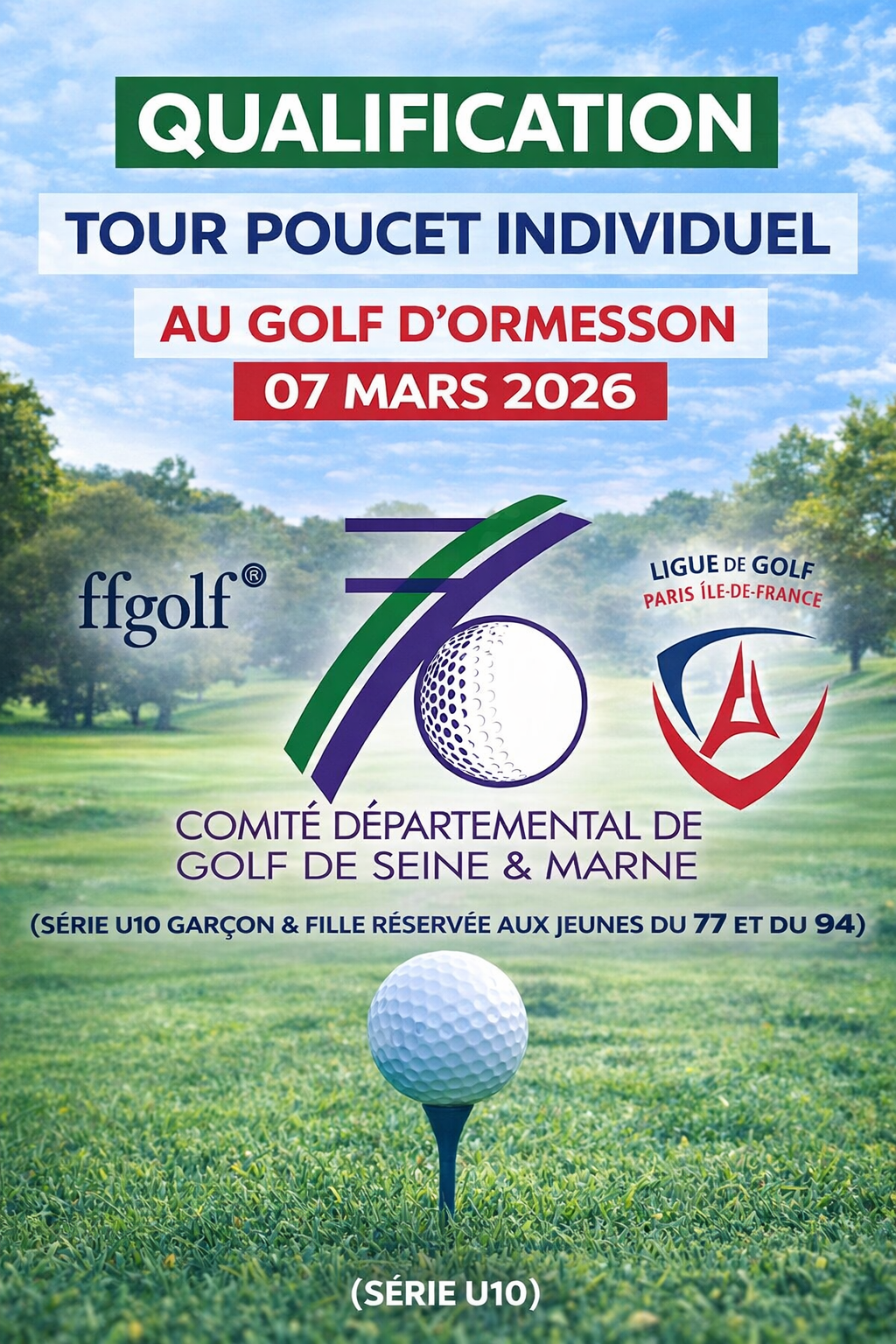 Qualification Départemental Tour Poucets Individuel Fermé 77/94 (T1/3)